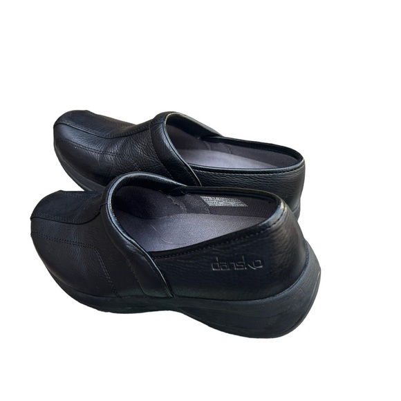 Dansko Black Leather Miles Clogs Women’s Size US 7 EU 37 Excellent Condition - Picture 3 of 9
